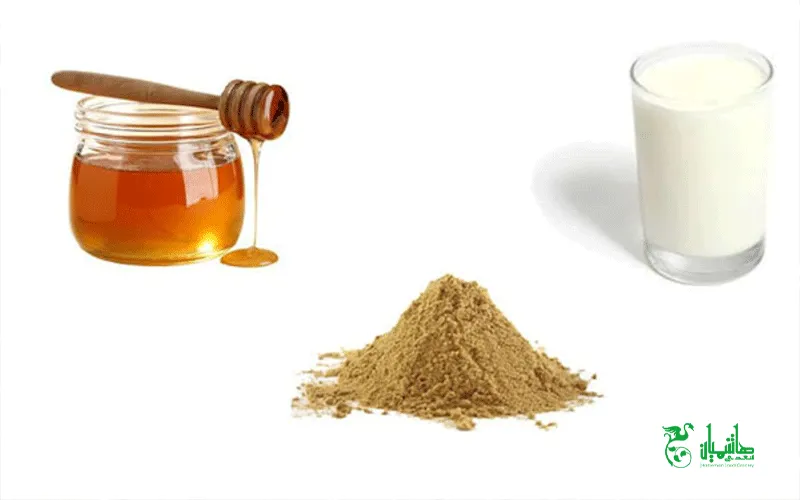 مصرف سنجد با شیر و عسل 