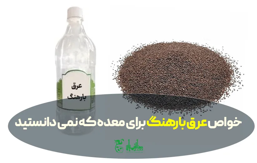 عرق بارهنگ عطاری هاشمیان و فواید آن برای معده